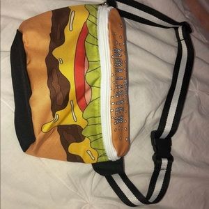 burger hollister fanny pack